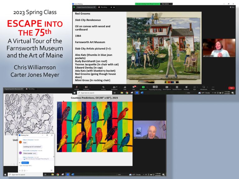 Farnsworth Art Gallery on Zoom - Spring 2023